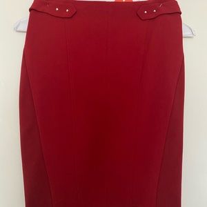 Red pencil skirt - whitehouseblackmarket